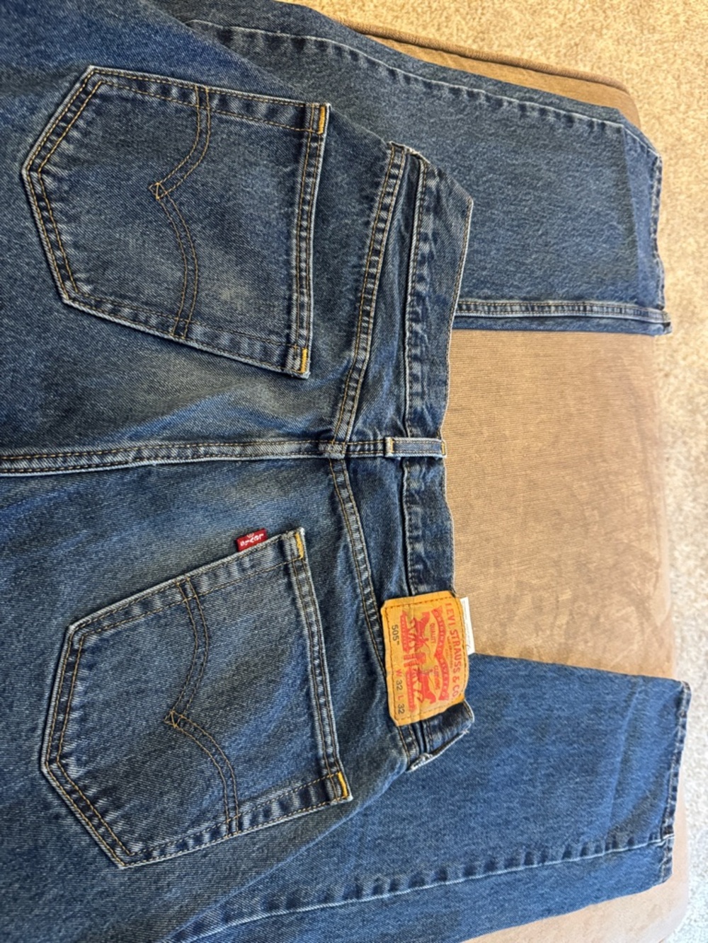 Levi's Men's Medium Blue Straight-Leg Jeans